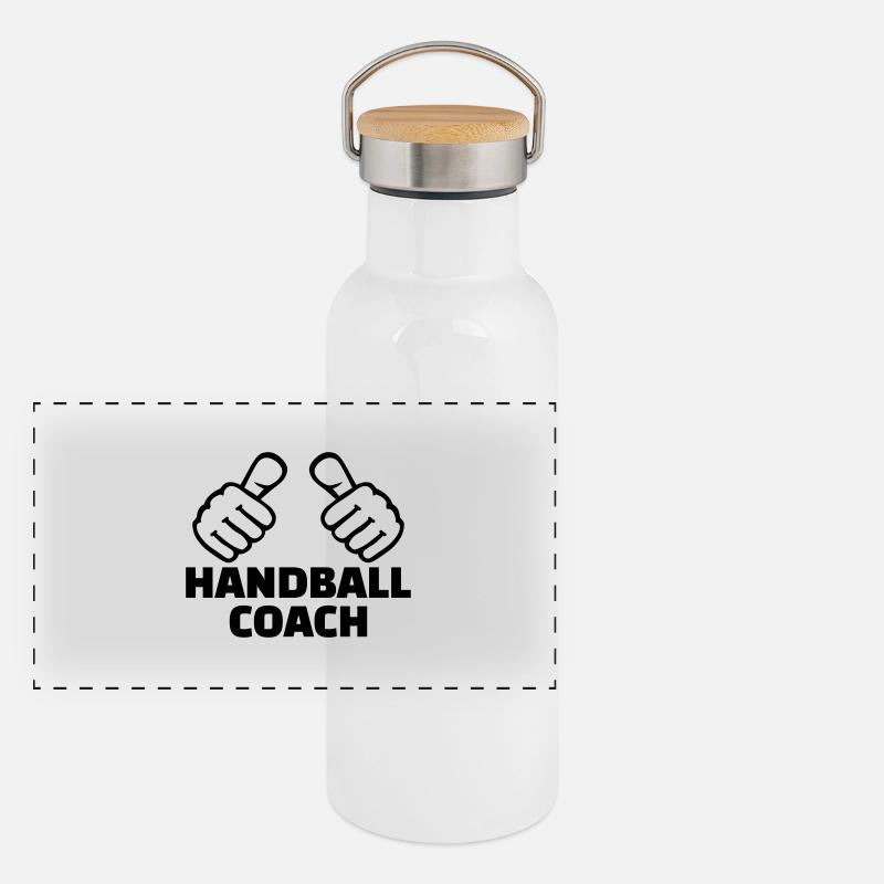 Panorama Thermosflasche mit Bambusdeckel