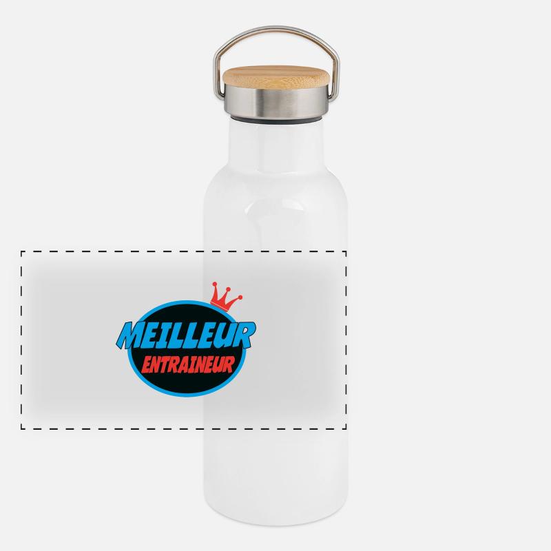 BEST COACH Panoramic Thermal Bottle with Bamboo Lid