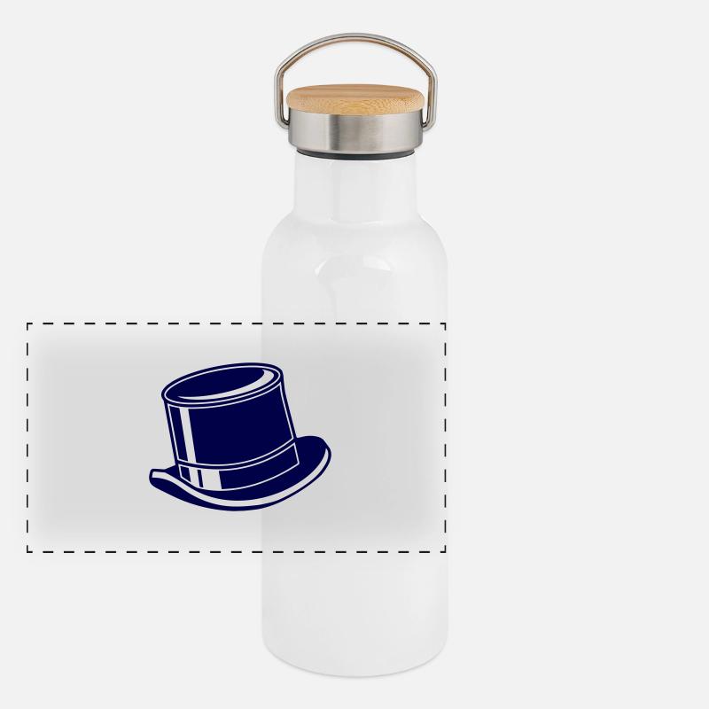 Top Hat Panoramic Thermal Bottle with Bamboo Lid