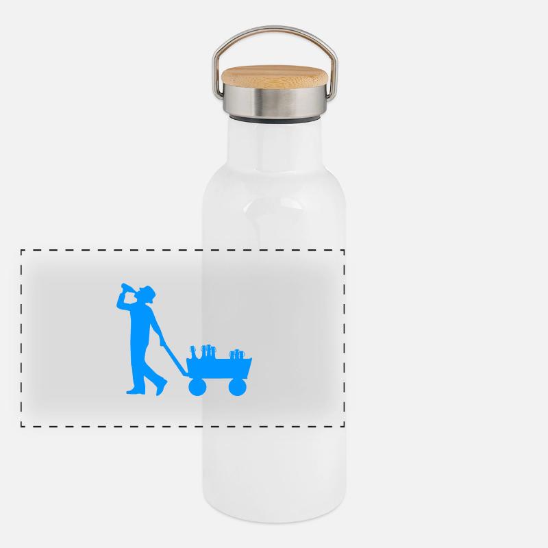 Father’s Day Panoramic Thermal Bottle with Bamboo Lid