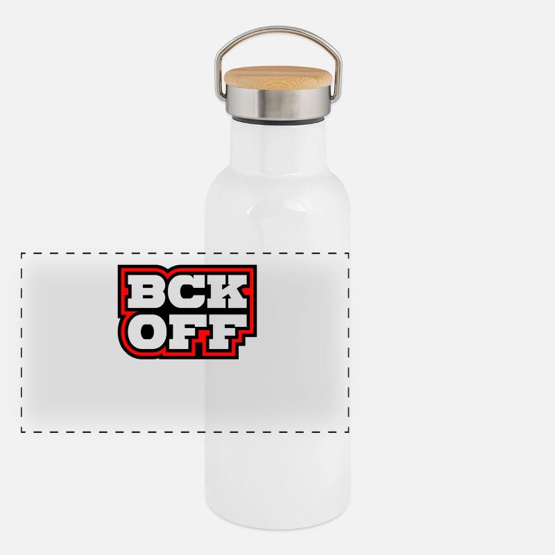 Partez! Gourde isotherme avec bouchon en bambou