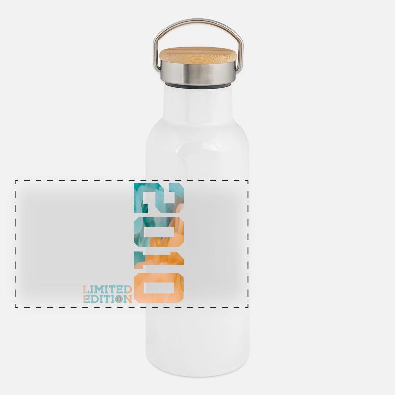 16. GEBURTSTAG LIMITED EDITION 2010 Panorama Thermosflasche mit Bambusdeckel