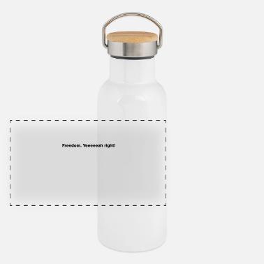 Libertà Thermos con coperchio in bambù