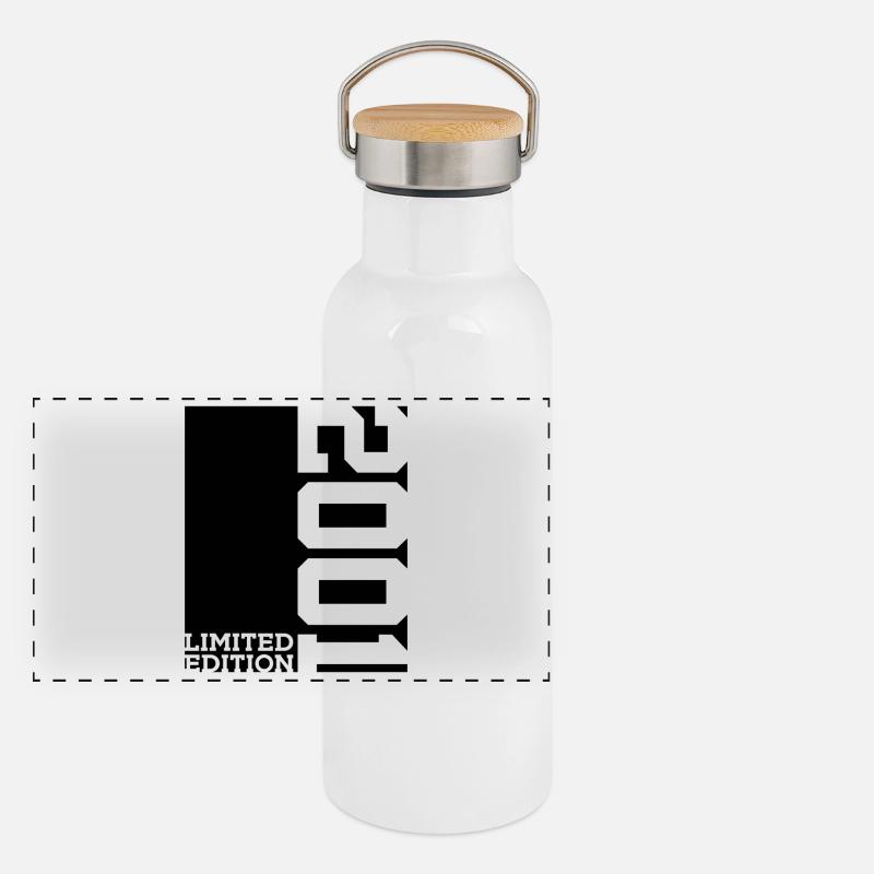 LIMITED EDITION 2001 25TH BIRTHDAY Panoramic Thermal Bottle with Bamboo Lid