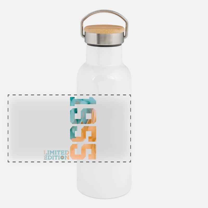 71. GEBURTSTAG LIMITED EDITION 1955 Panorama Thermosflasche mit Bambusdeckel