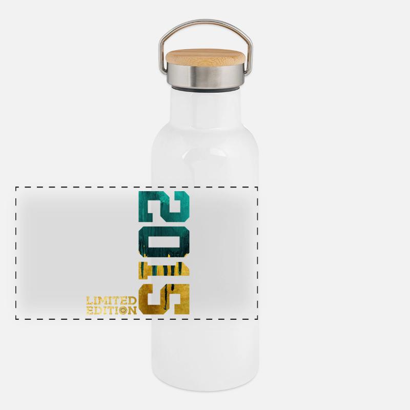 11. GEBURTSTAG LIMITED EDITION 2015 Panorama Thermosflasche mit Bambusdeckel