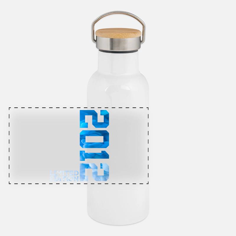 14. GEBURTSTAG LIMITED EDITION 2012 Panorama Thermosflasche mit Bambusdeckel