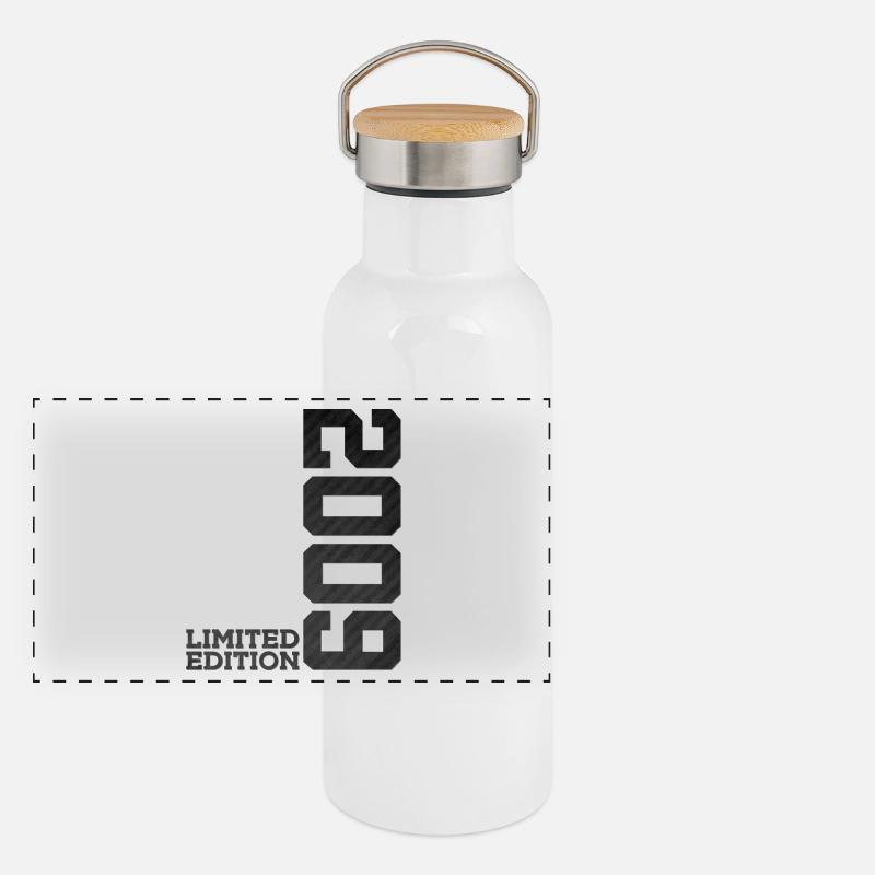 17° COMPLEANNO EDIZIONE LIMITATA 2009 - Thermos con coperchio in bambù - bianco