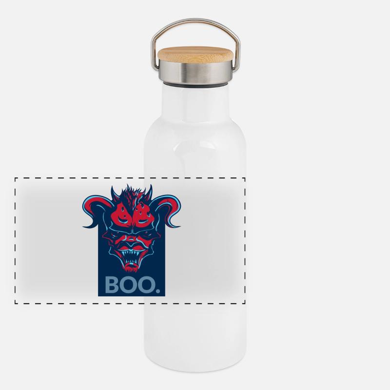 boo. Panorama Thermosflasche mit Bambusdeckel