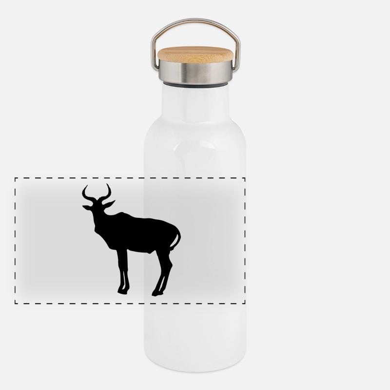 antelope Panoramic Thermal Bottle with Bamboo Lid