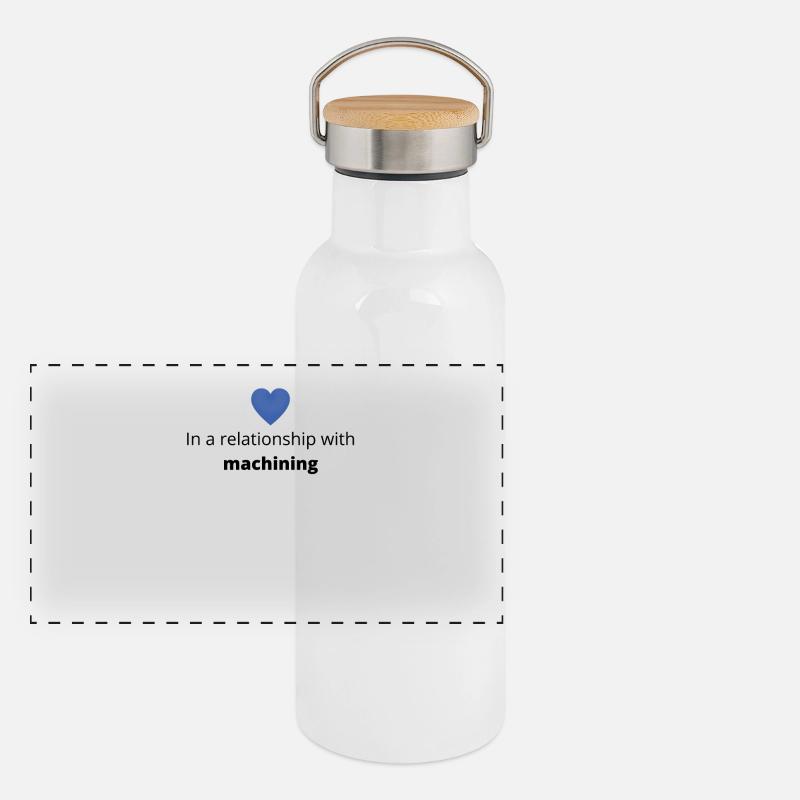 gift single taken relationship with machining Panoramic Thermal Bottle with Bamboo Lid