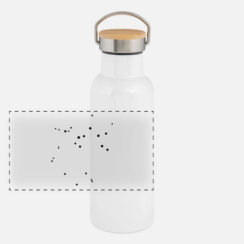 Sagittarius Panorama Thermosflasche mit Bambusdeckel