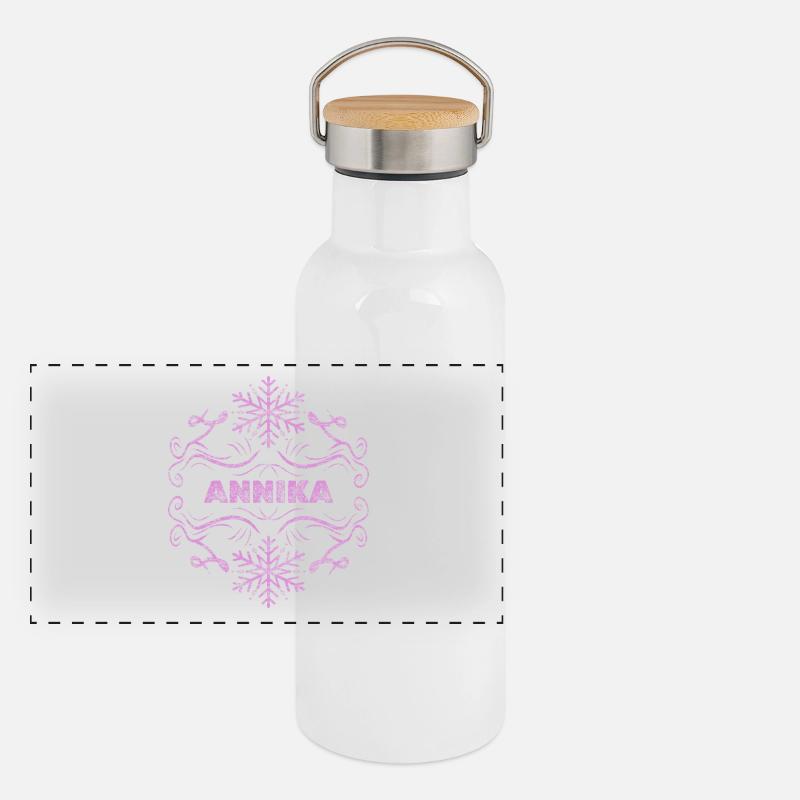 Annika Panoramic Thermal Bottle with Bamboo Lid