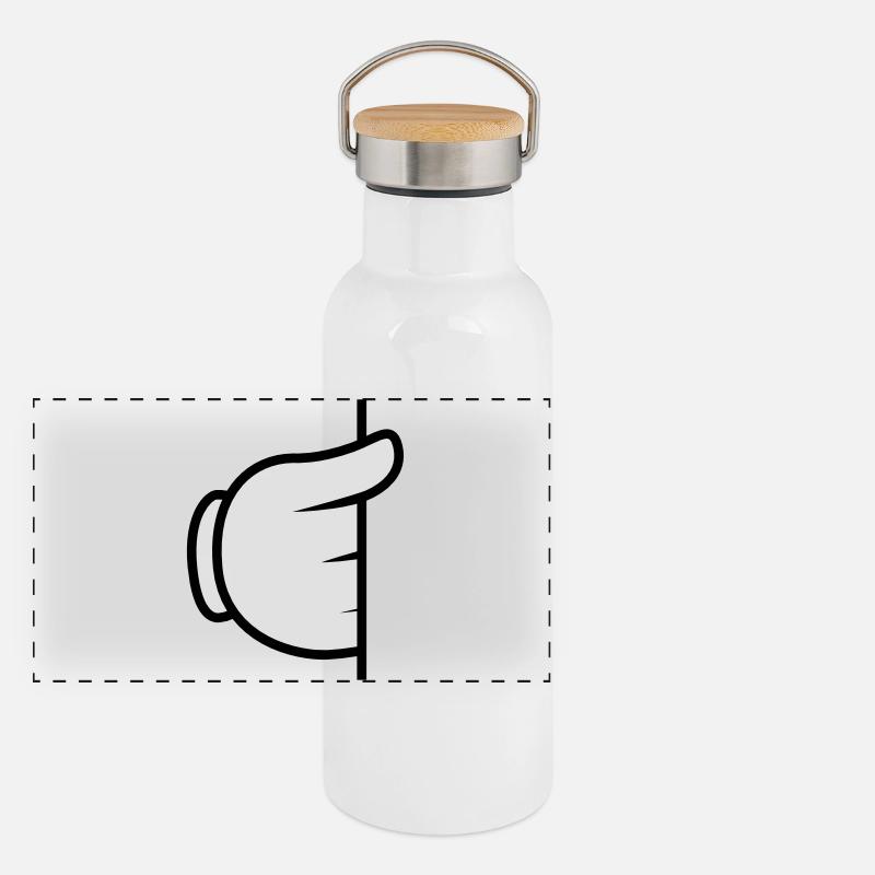 Napoleon Hand Panorama Thermosflasche mit Bambusdeckel