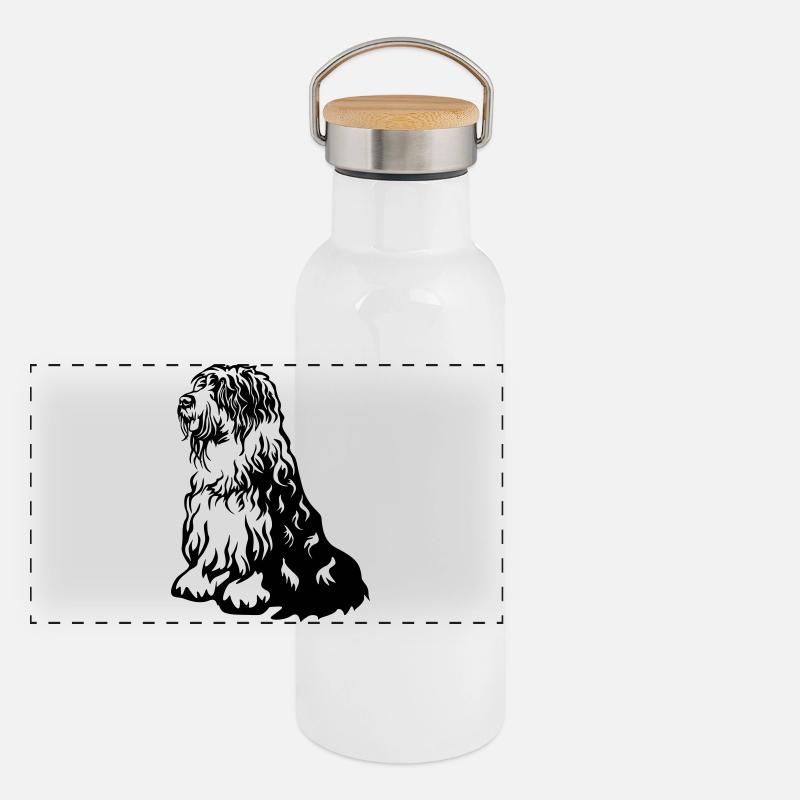 Bobtail Gourde isotherme avec bouchon en bambou