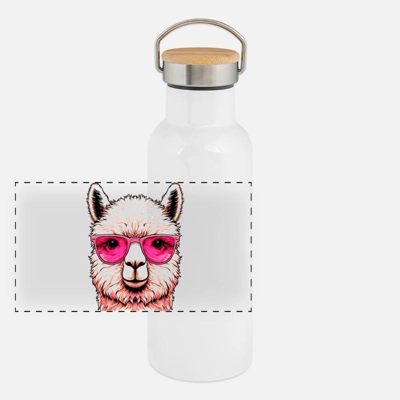 Alpaca Panoramic Thermal Bottle with Bamboo Lid