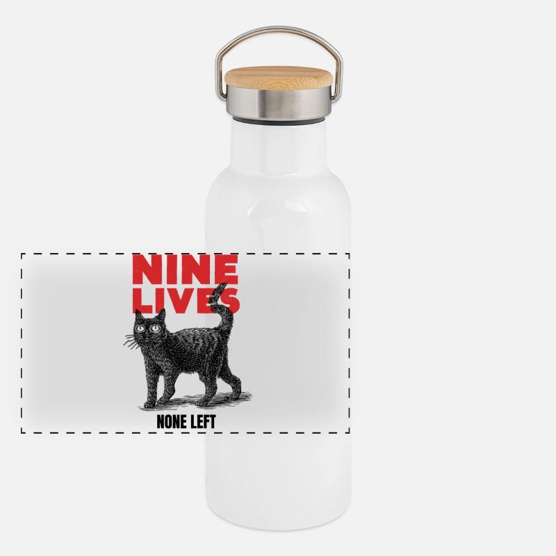 Panorama Thermosflasche mit Bambusdeckel
