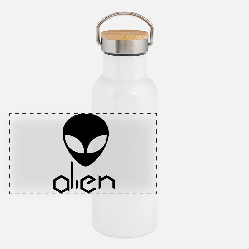 Alien Panoramic Thermal Bottle with Bamboo Lid