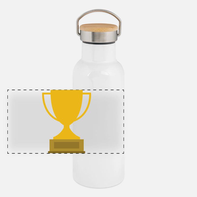 Trophée Gourde isotherme avec bouchon en bambou