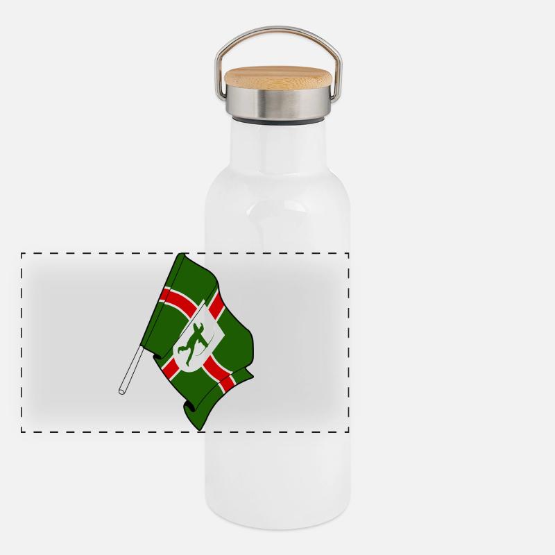 Nottinghamshire Panoramic Thermal Bottle with Bamboo Lid