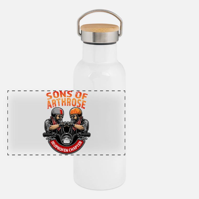 Sons of Arthrosis Panoramic Thermal Bottle with Bamboo Lid