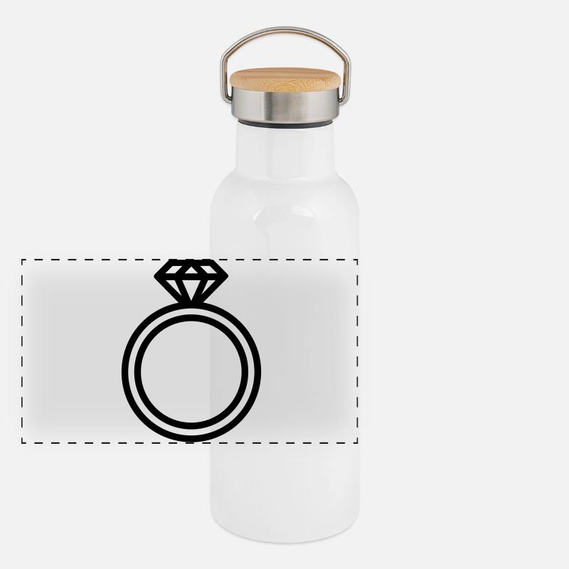 Ring Panoramic Thermal Bottle with Bamboo Lid