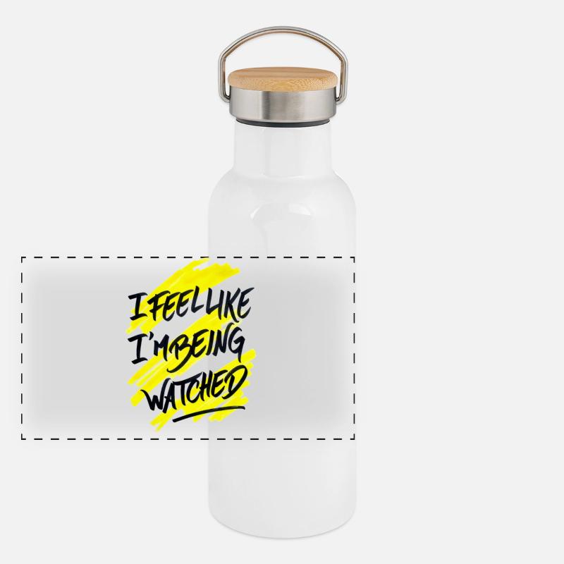 Watched Panorama Thermosflasche mit Bambusdeckel