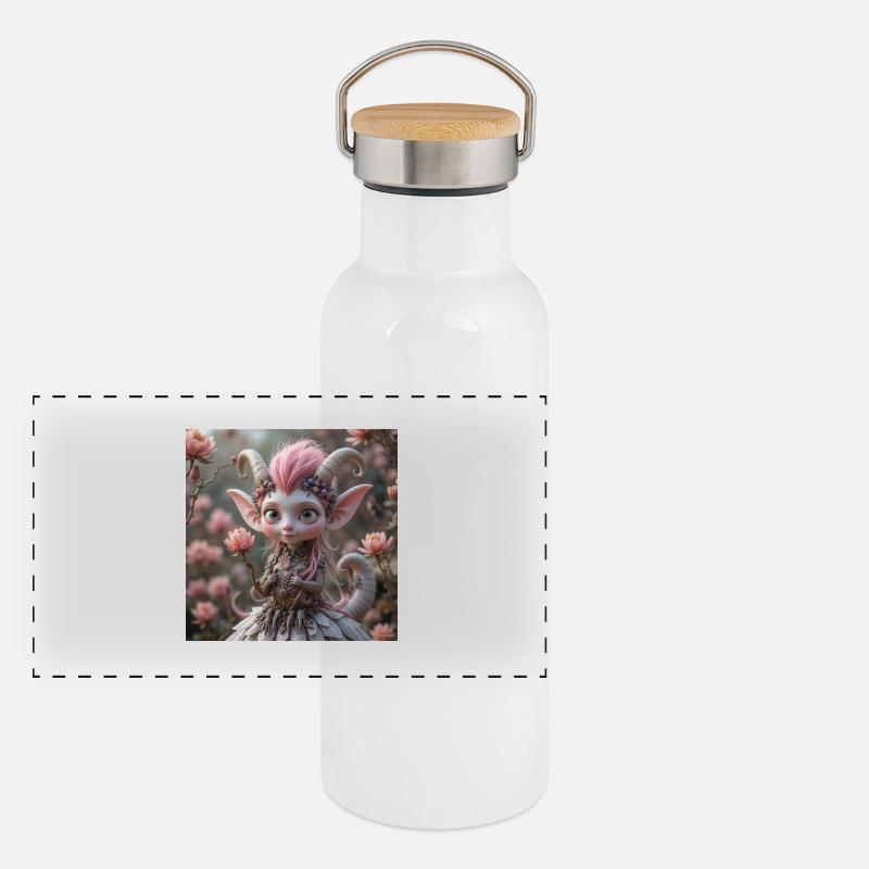 Bockigura Panorama Thermosflasche mit Bambusdeckel
