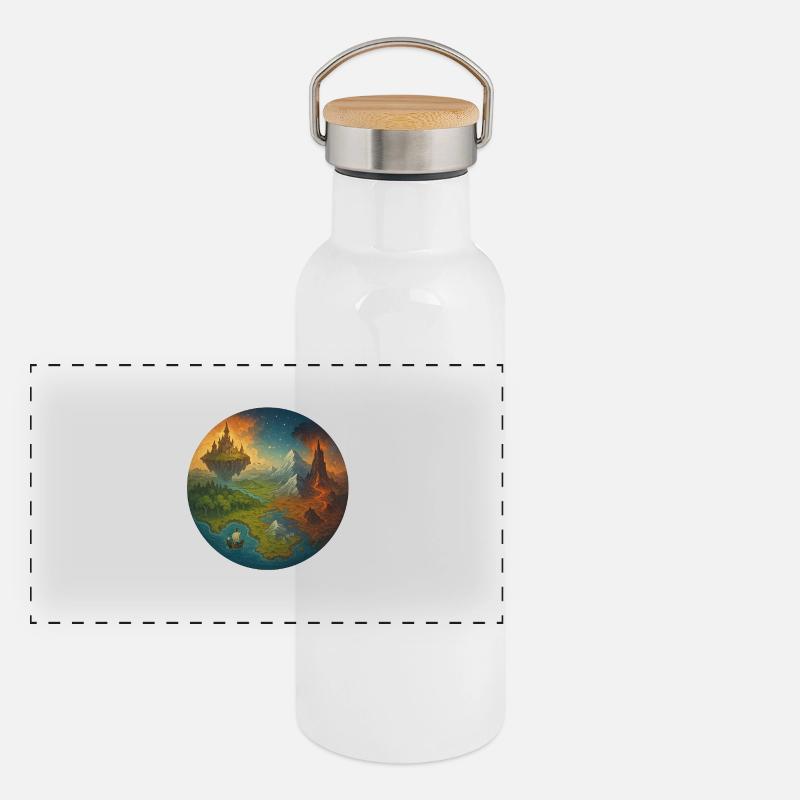 Azeroth Panoramic Thermal Bottle with Bamboo Lid