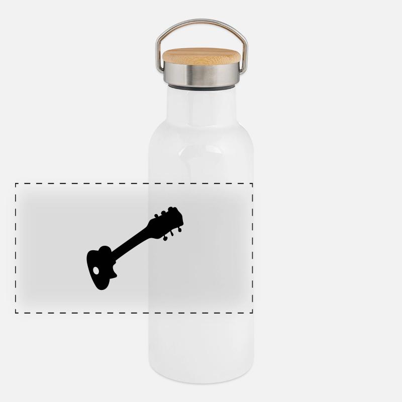 guitare Gourde isotherme avec bouchon en bambou