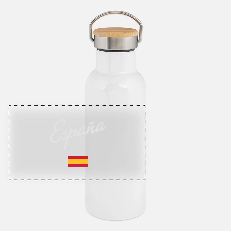 España Panoramic Thermal Bottle with Bamboo Lid