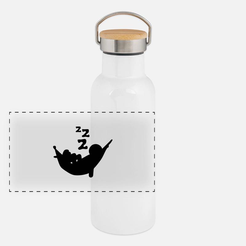 hamac dormir ronfler sieste siesta perso Gourde isotherme avec bouchon en bambou