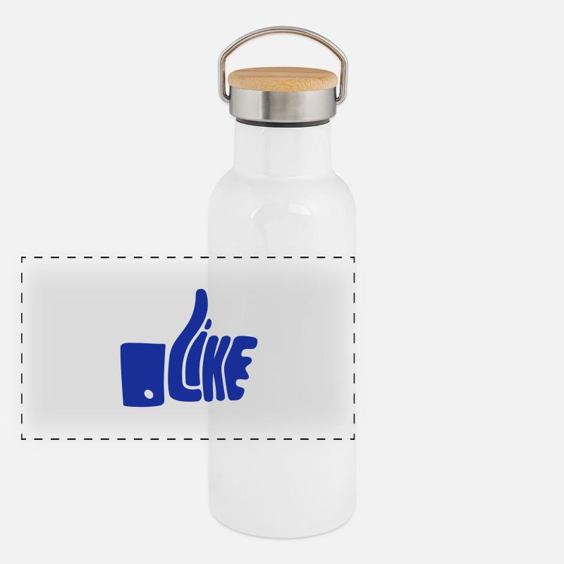 Like Panorama Thermosflasche mit Bambusdeckel
