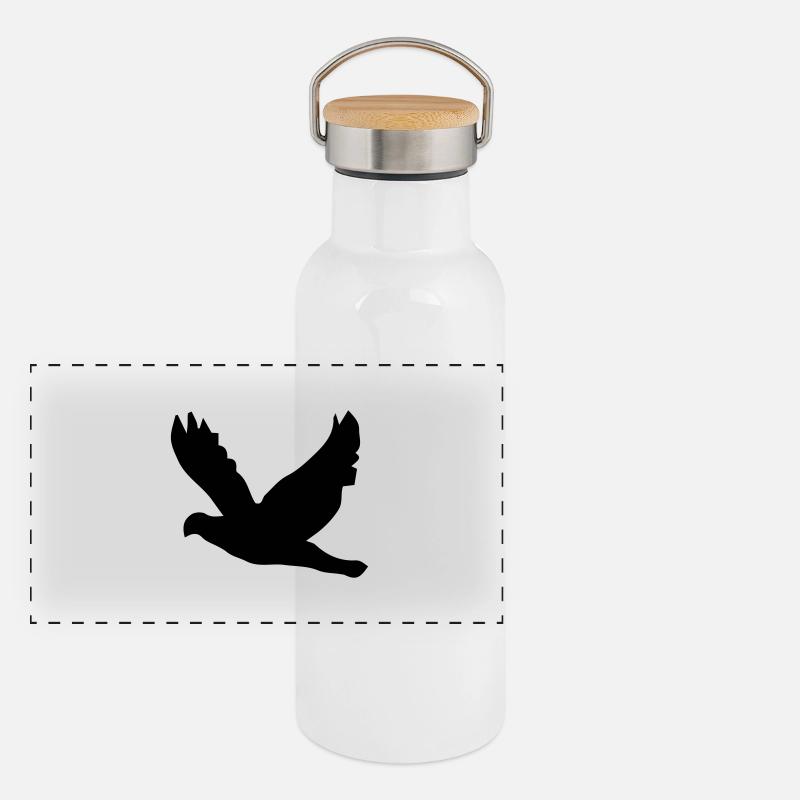 bird Panoramic Thermal Bottle with Bamboo Lid
