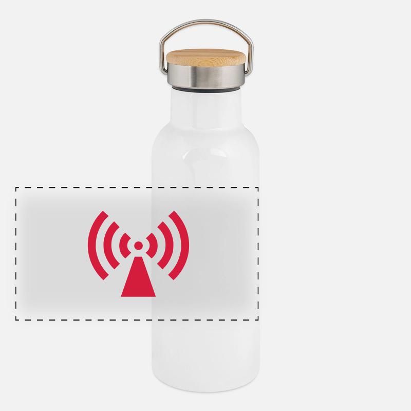 Funk Panorama Thermosflasche mit Bambusdeckel