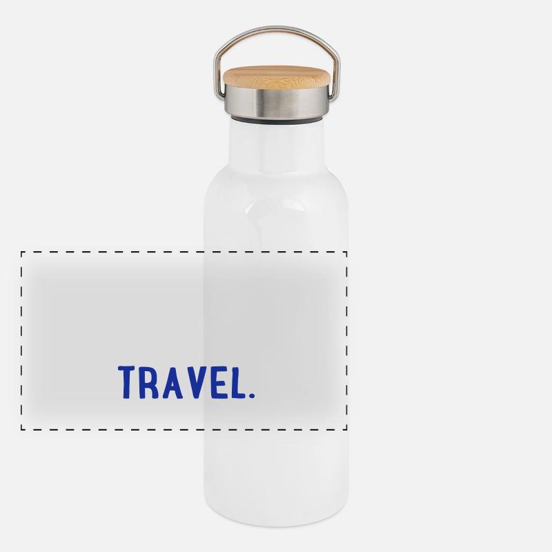 to travel Panoramic Thermal Bottle with Bamboo Lid