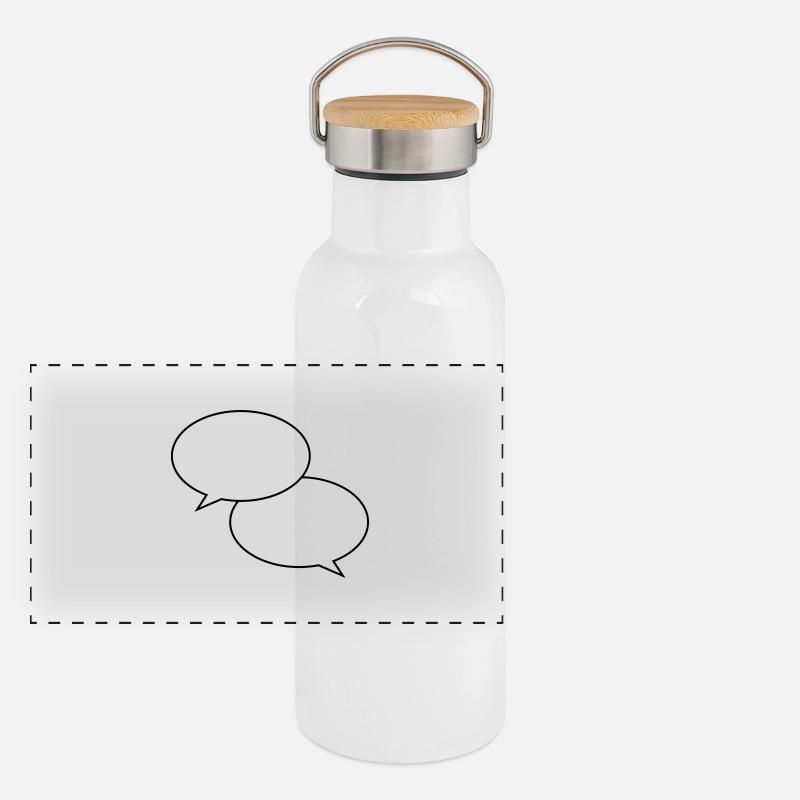 bubbles Panoramic Thermal Bottle with Bamboo Lid