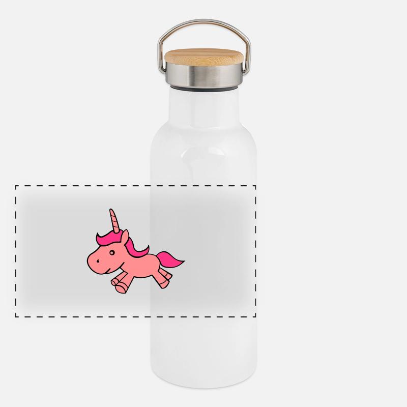unicorn_01 Panoramic Thermal Bottle with Bamboo Lid