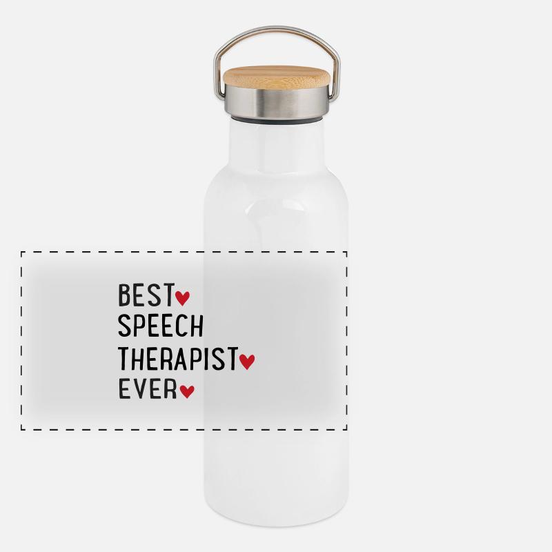Speech therapist Panoramic Thermal Bottle with Bamboo Lid