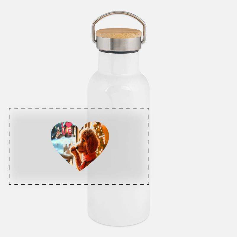 Amourette Gourde isotherme avec bouchon en bambou
