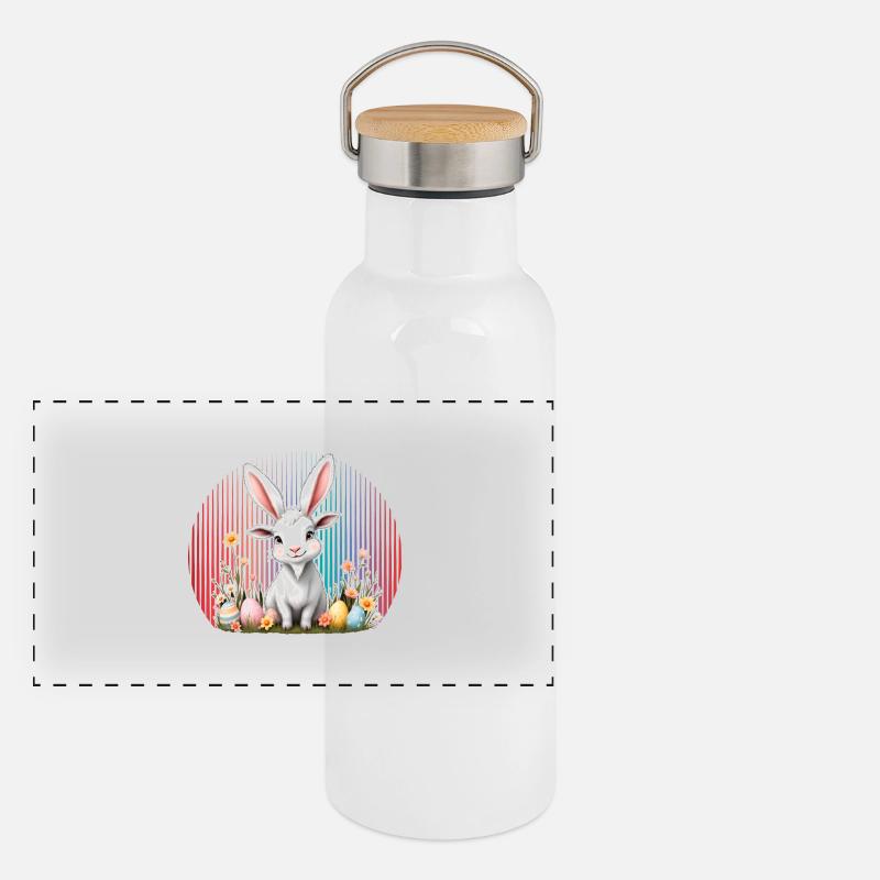Easter Panoramic Thermal Bottle with Bamboo Lid