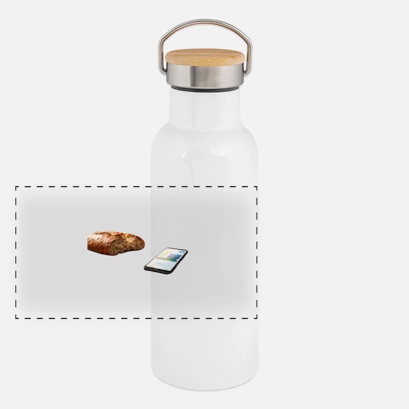 Brot  Panorama Thermosflasche mit Bambusdeckel