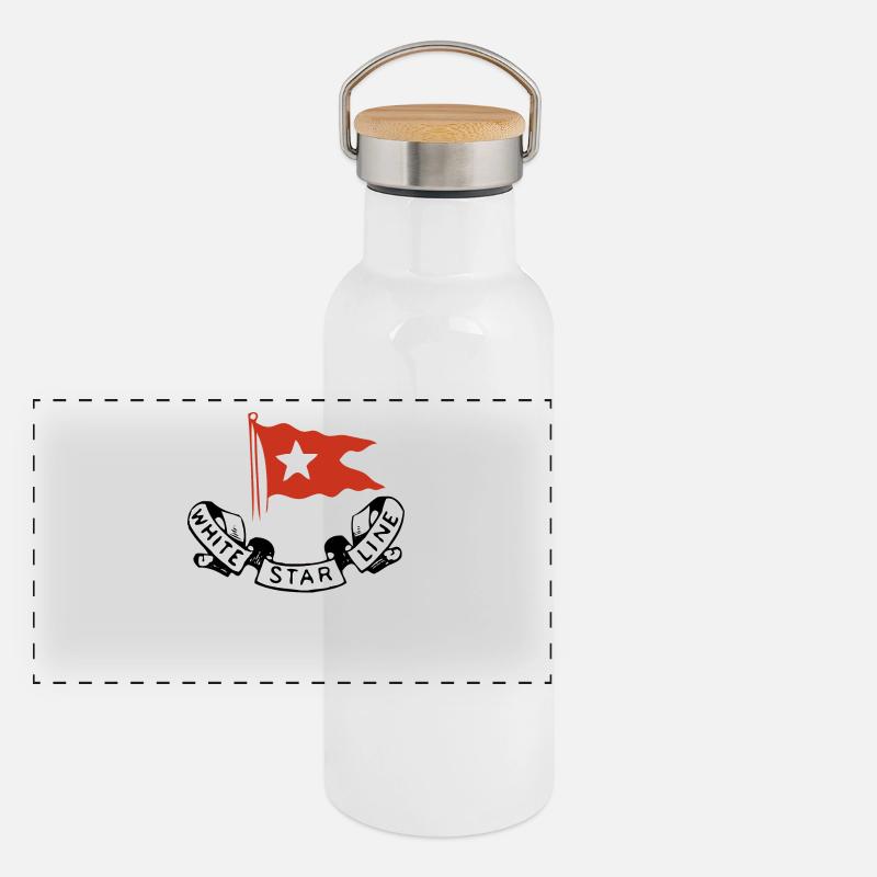 titanic hinten2017 Panorama Thermosflasche mit Bambusdeckel