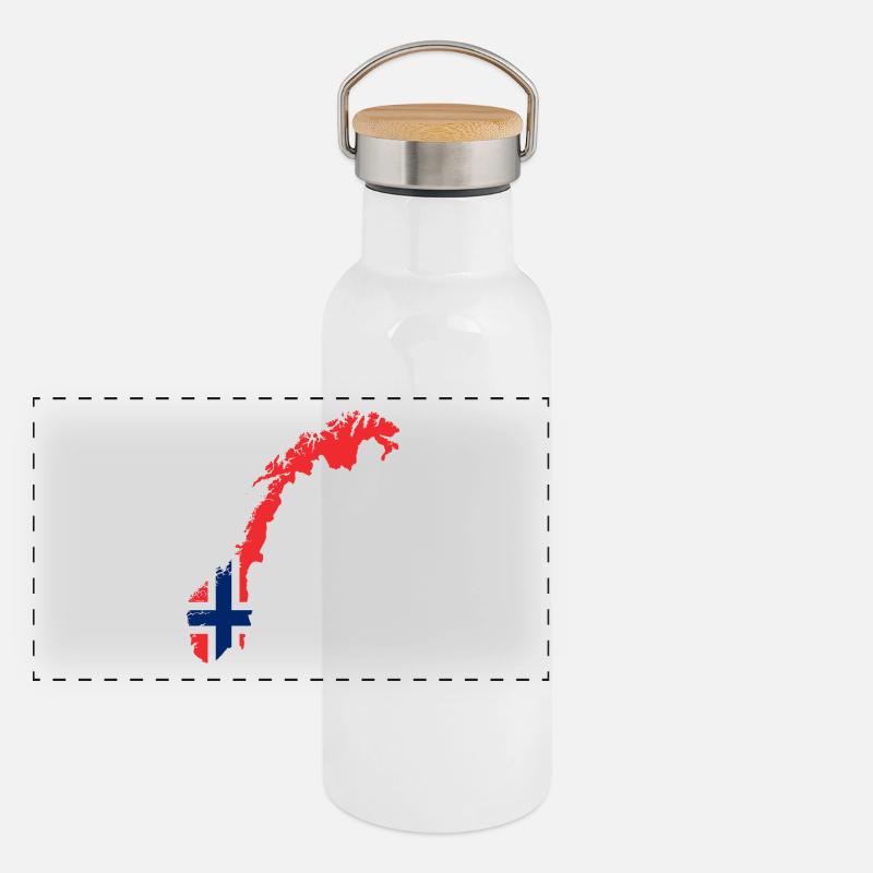 Norway Norway Panoramic Thermal Bottle with Bamboo Lid