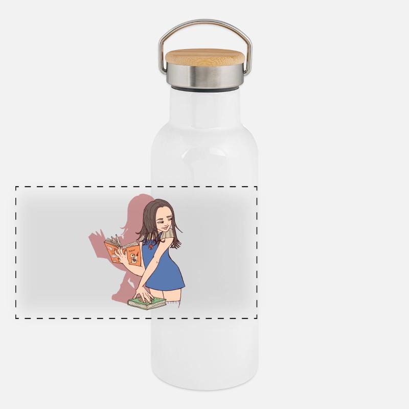 Emma Studenten Panorama Thermosflasche mit Bambusdeckel