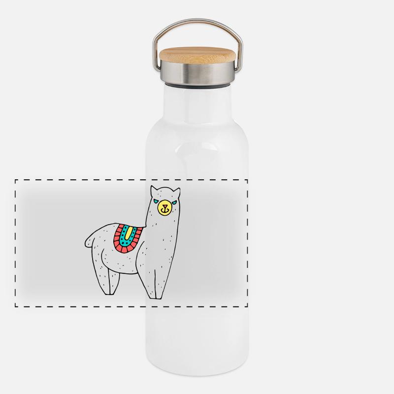 alpaca Panoramic Thermal Bottle with Bamboo Lid