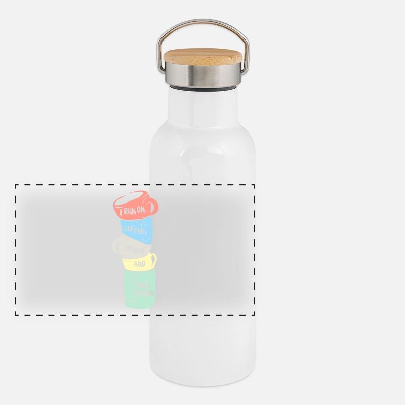 coffee Panoramic Thermal Bottle with Bamboo Lid