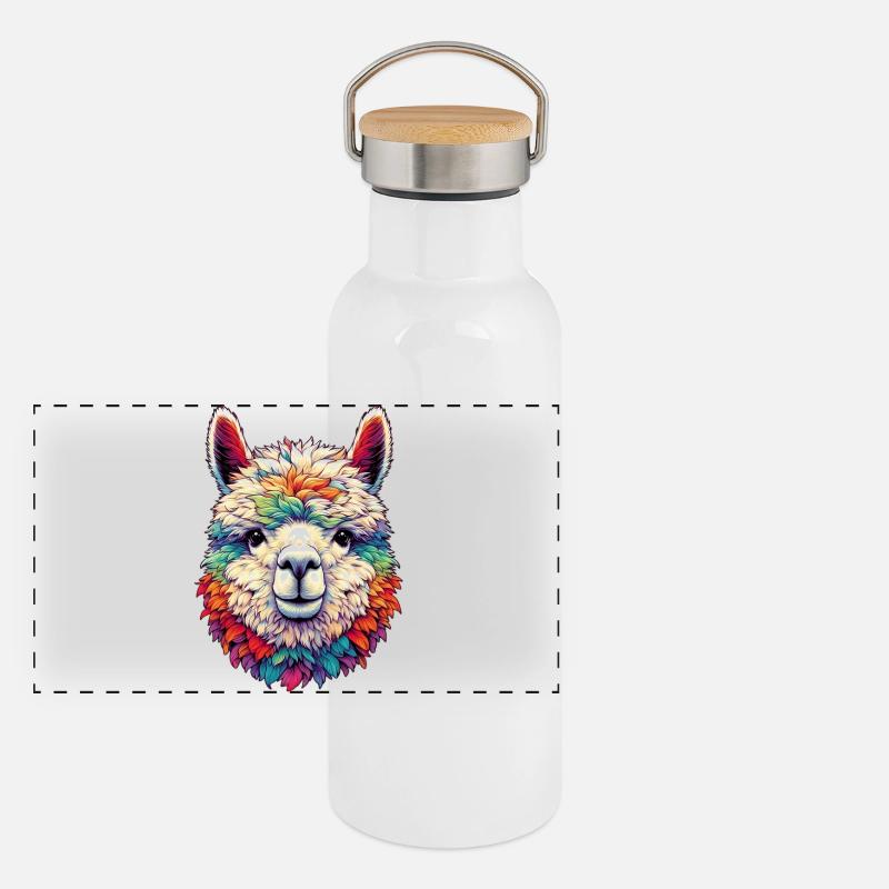 Alpaca Panoramic Thermal Bottle with Bamboo Lid
