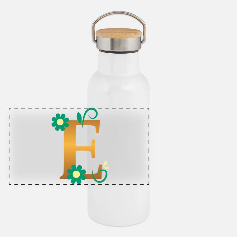 E Panoramic Thermal Bottle with Bamboo Lid