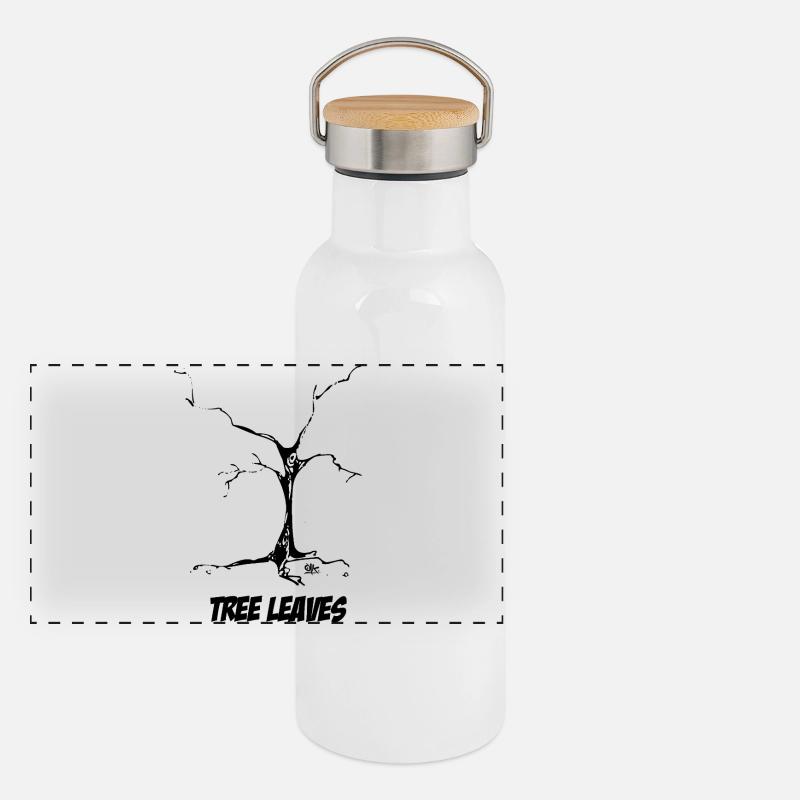 Tree Panorama Thermosflasche mit Bambusdeckel